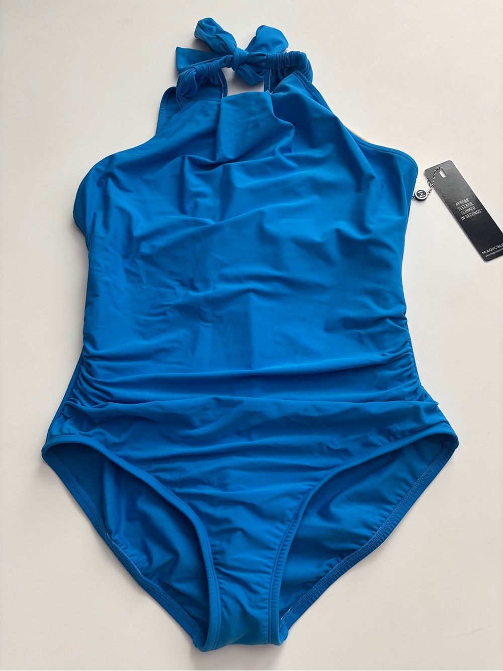 Magicsuit Swim Suit One Piece Amelia in Sky Blue 6563169 Underwire Nwt 14